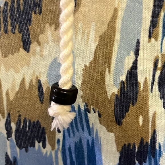 House of Harlow 1960 Boho Floral Ruffled Sleeve V-Neck Blouse w/ Rope Tie-Small - Picture 7 of 15